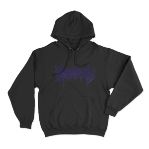 Peeling Flesh Brutal Logo Unisex Hoodie Black