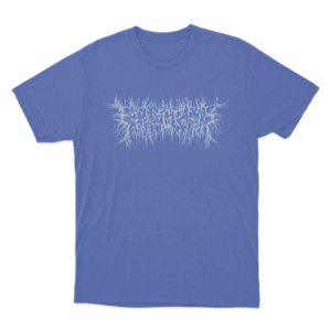 Peeling Flesh Frozen Logo Unisex T Shirt Blue