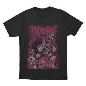 Peeling Flesh Killer Clown Carnage Unisex T Shirt Black