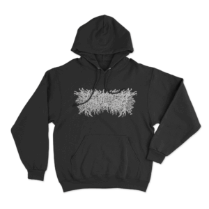 Peeling Flesh Logo Unisex Hoodie Black
