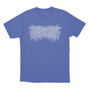Peeling Flesh Logo Unisex T Shirt Blue