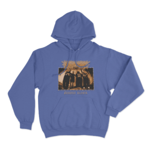Peeling Flesh Photo Unisex Hoodie Blue