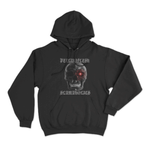 Peeling Flesh Slamaholics Skull Unisex Hoodie Black